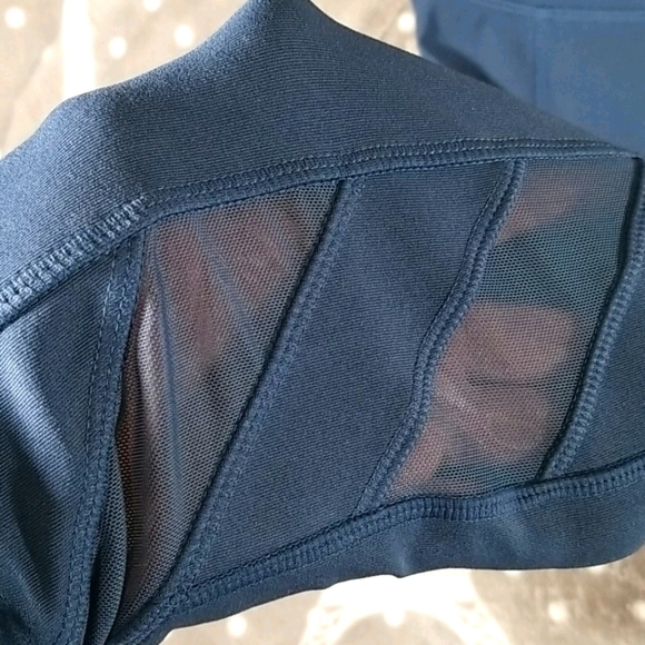 Mondetta Women's Leggings Size XL  High Waisted Blue Activewear Gym Yoga - Picture 4 of 9